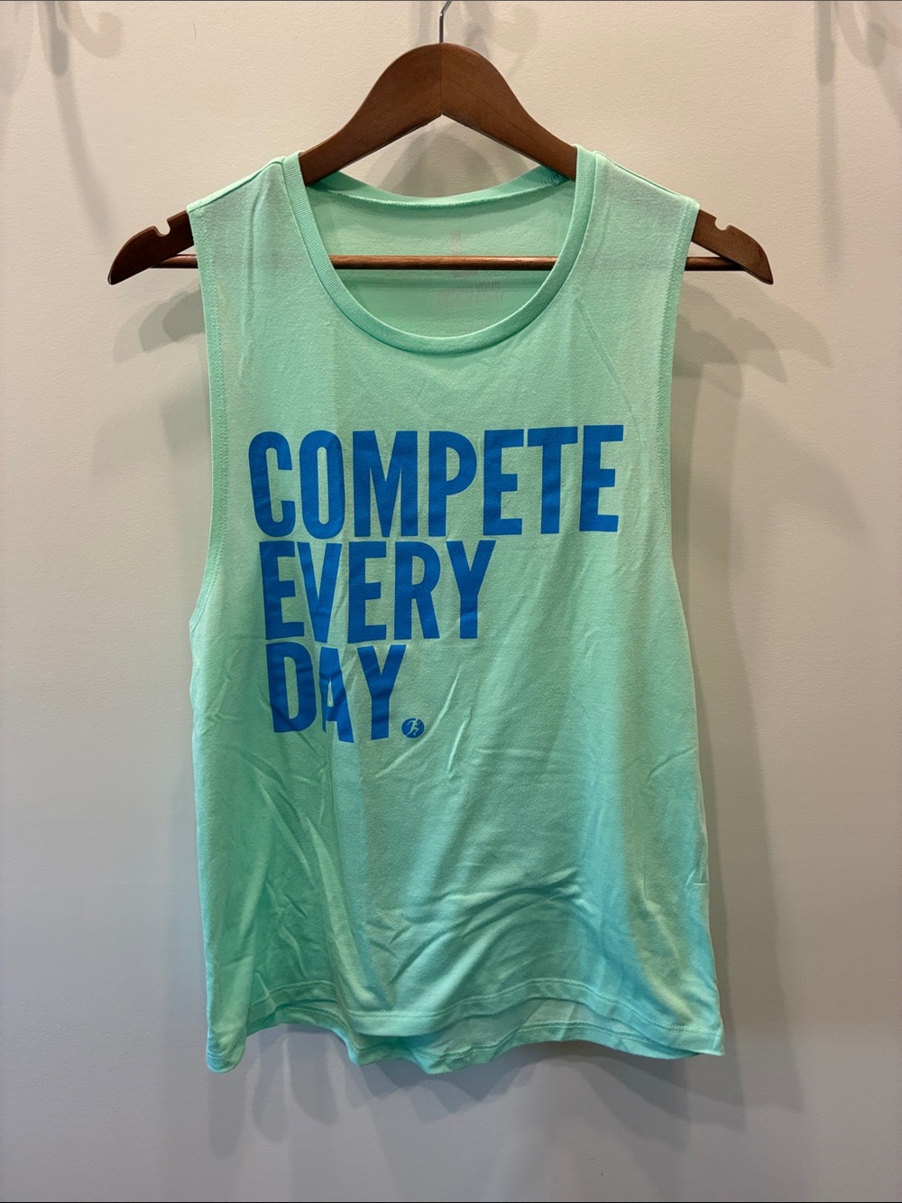 COMPETE EVERY DAY Women's Mint Green Graphic Tank Top - Large
